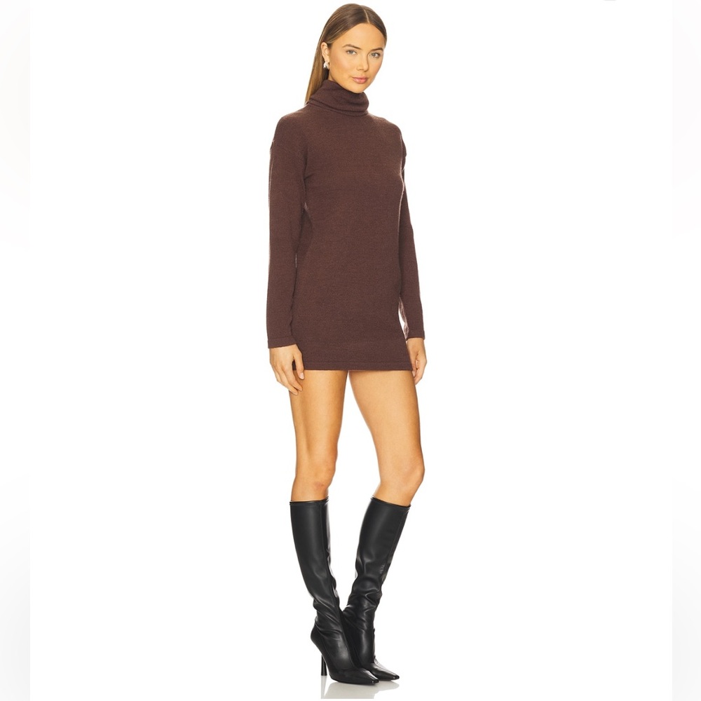 Sweater Dress in Brown - Picture 2 of 4